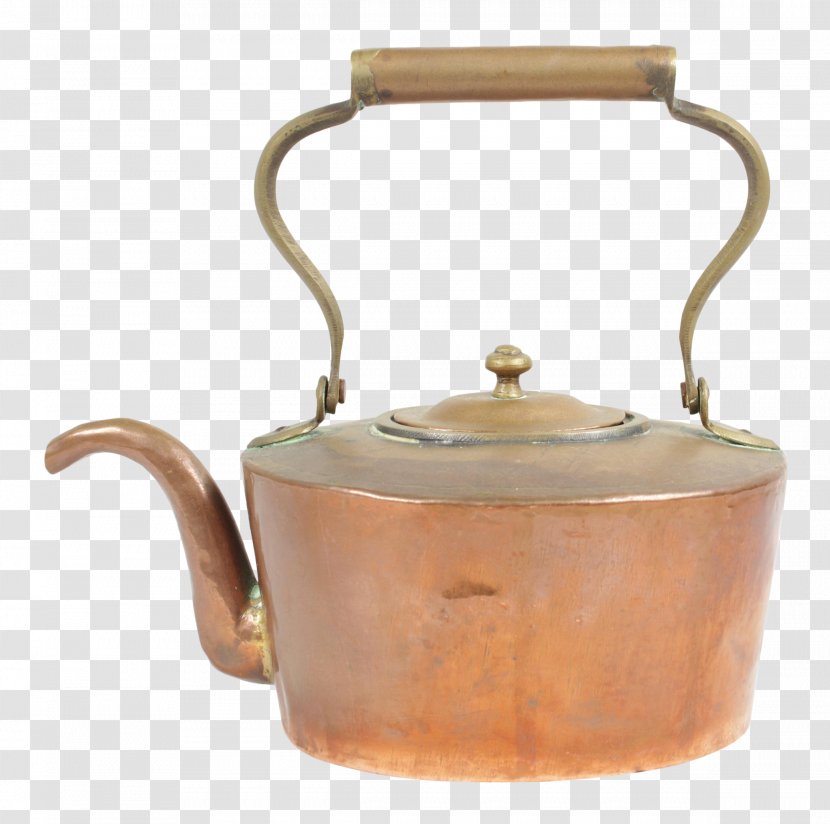 Copper Patina Metal Kettle Brass - Teapot Transparent PNG