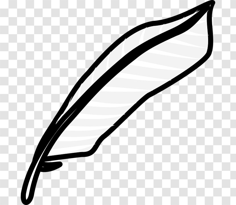 Paper Pen Quill Clip Art - Monochrome Photography Transparent PNG