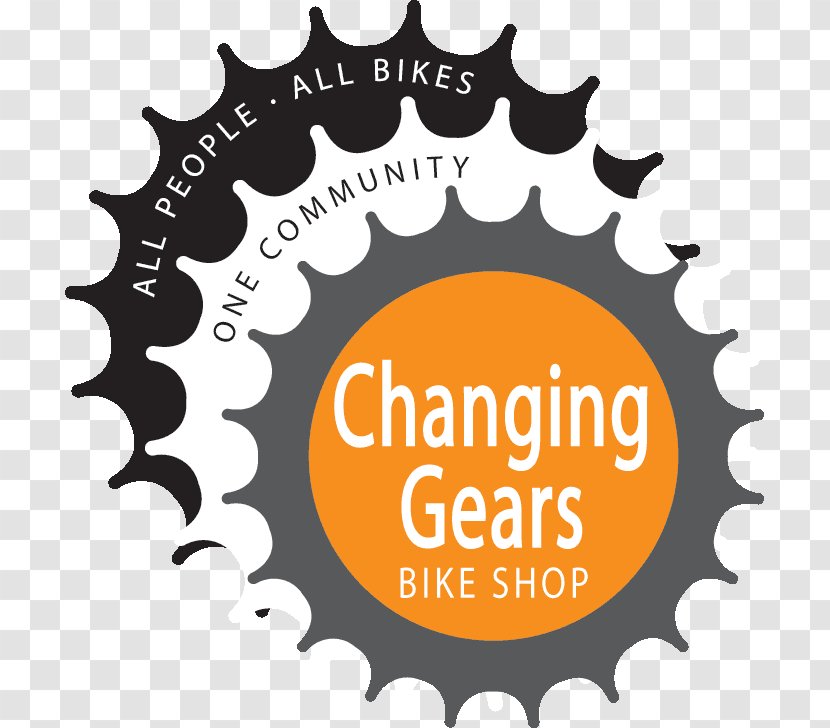 Logo Changing Gears Bike Shop Bicycle Gearing Transparent PNG