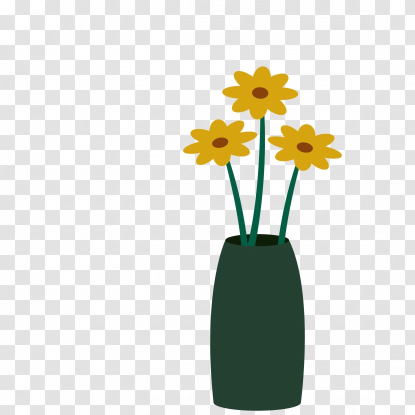 Vase Cut Flowers Designer - Plant Stem Transparent PNG
