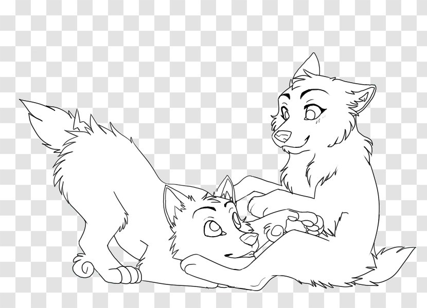 Line Art Whiskers Puppy Dog Drawing - Small To Medium Sized Cats - Burr Transparent PNG