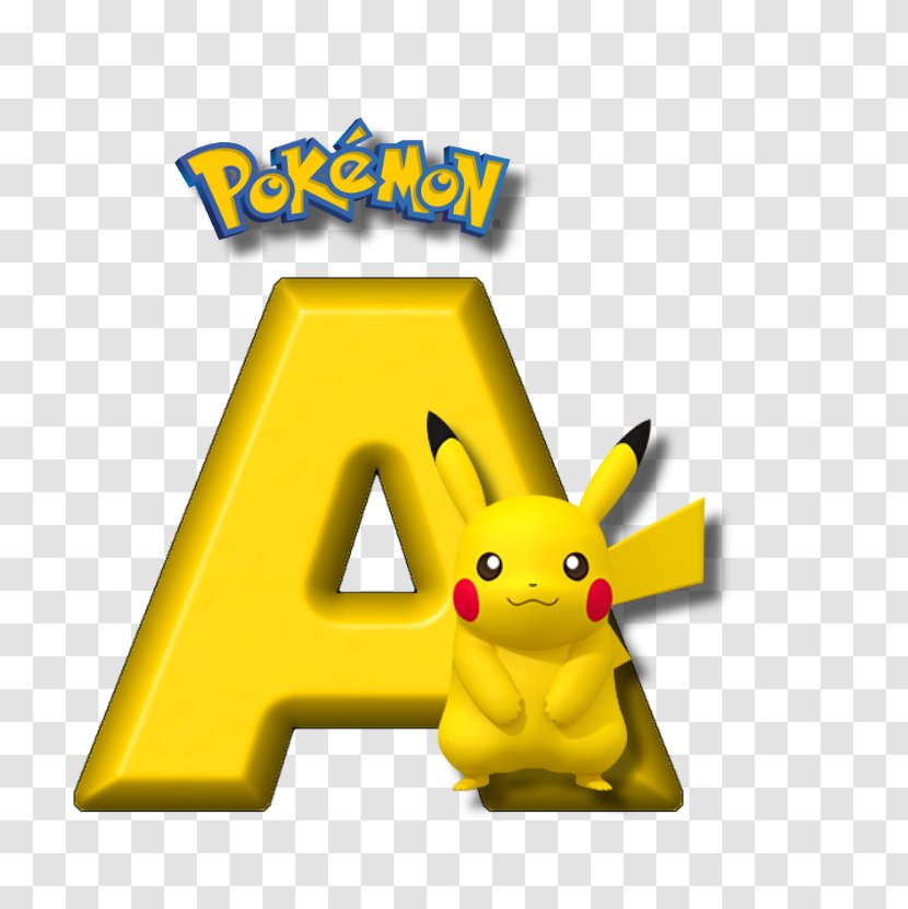 Pikachu Pokémon GO Yellow Omega Ruby And Alpha Sapphire - Text Transparent PNG