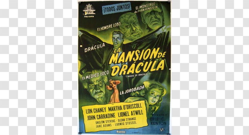 YouTube Advertising Real Estate House Of Dracula - Youtube - Lon Chaney Jr Transparent PNG