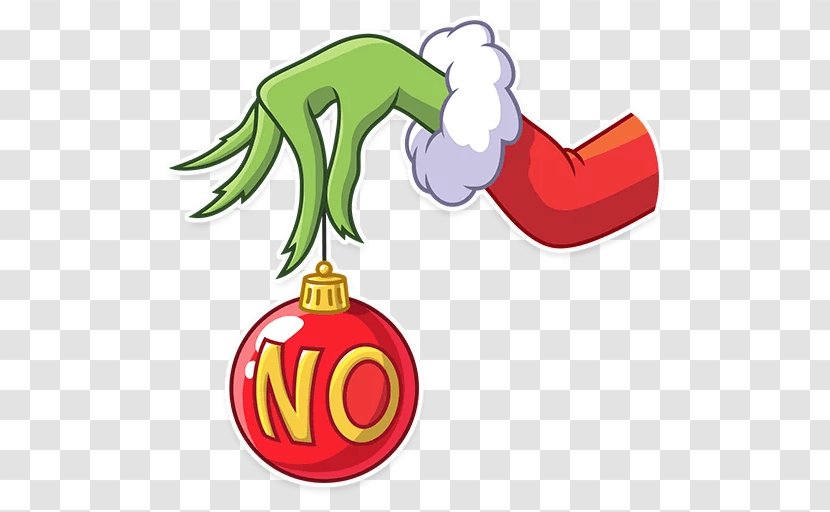How The Grinch Stole Christmas! Sticker Clip Art Christmas Day Image - Gesture - Santa Claus Transparent PNG