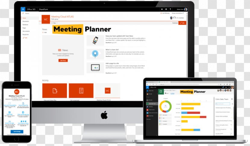 Office 365 SharePoint Microsoft Corporation Computer Software Planner - Communication - Meeting Invitations Transparent PNG