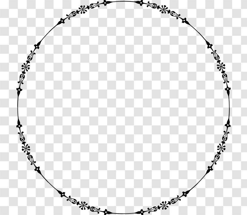 Lunar Phase Moon Clip Art - Jewellery - Circular Border Transparent PNG