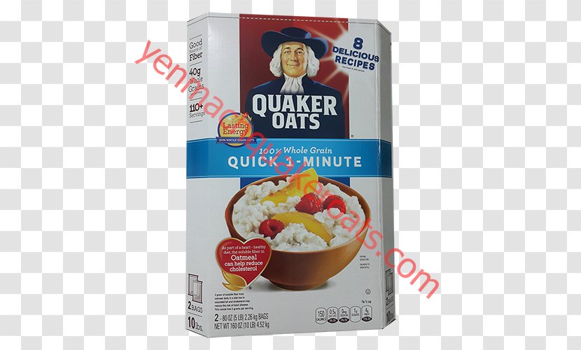 Quaker Instant Oatmeal Breakfast Cereal Oats Company Transparent PNG