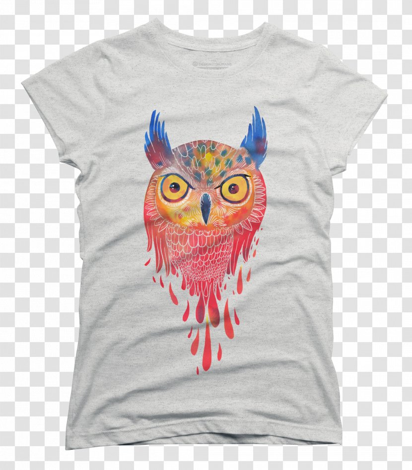 Owl T-shirt IPhone 6 Sleeve Bluza - Skin - Watercolor Transparent PNG