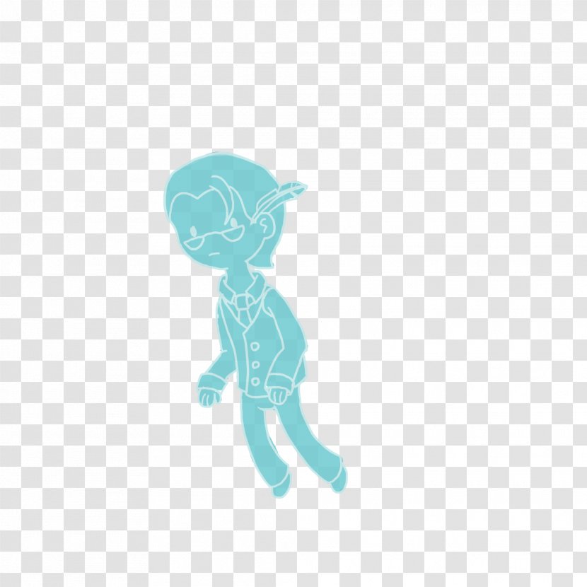 Turquoise Blue Teal Elephant Animal - Computer - Post It Transparent PNG