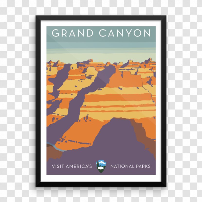 Grand Canyon Village Yellowstone National Park Redwood And State Parks - Poster Transparent PNG