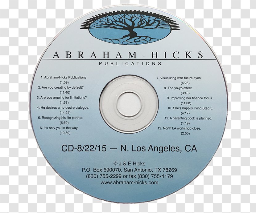 Compact Disc Product Disk Storage Esther Hicks - Label - Abraham's Family Tree Transparent PNG