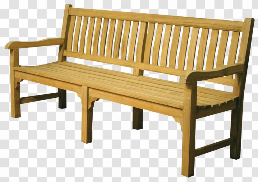 Bench Garden Furniture Teak Kayu Jati Wood Transparent PNG