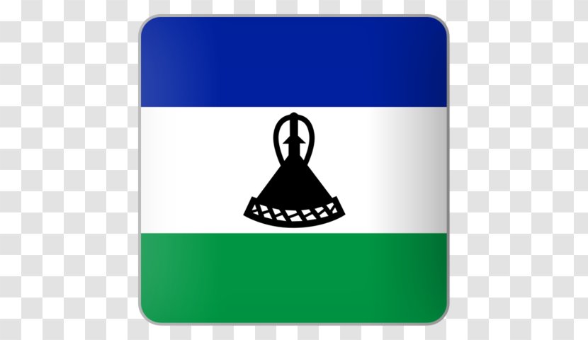 Flag Of Lesotho South Africa Sesotho Language - Laos Transparent PNG