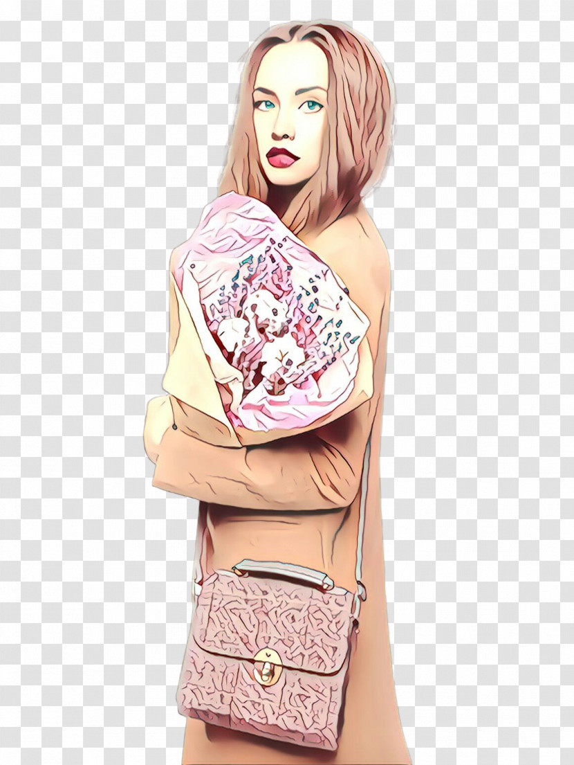 Shoulder Pink Bag Handbag Peach Transparent PNG