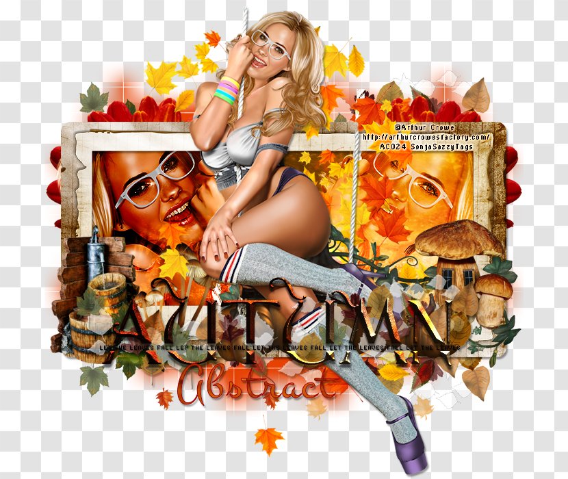 Photomontage Food - Falling Leaves Picture Material Transparent PNG