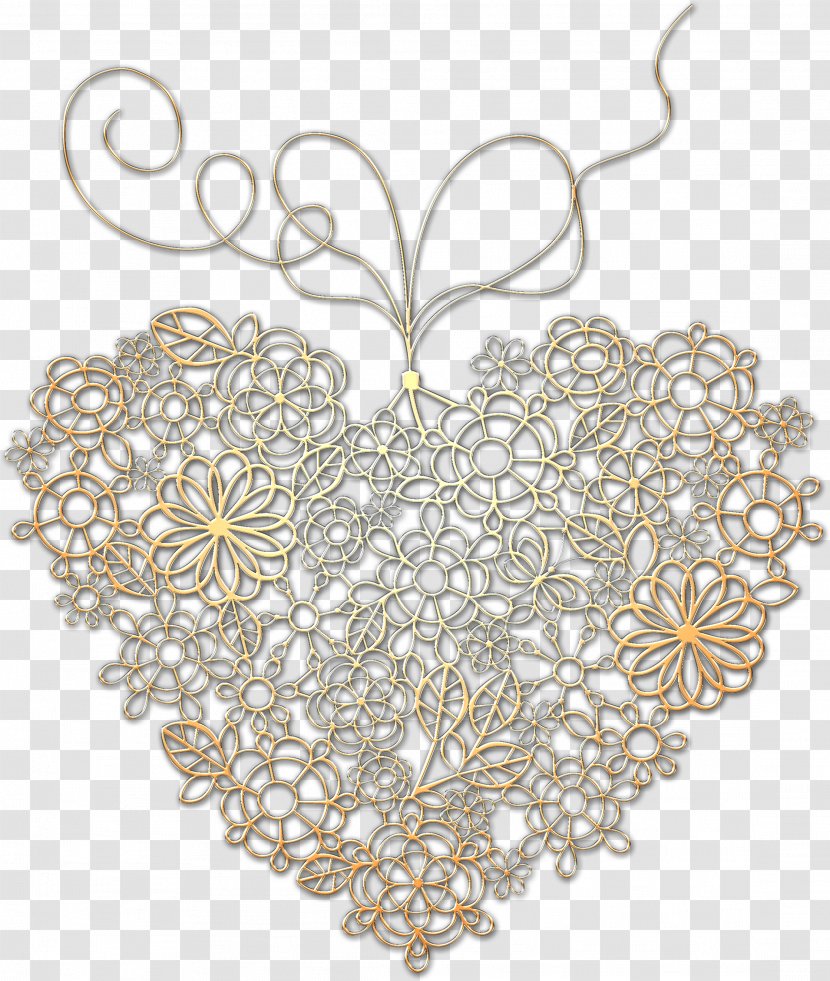 Drawing - Silhouette - Heart Of Gold Transparent PNG