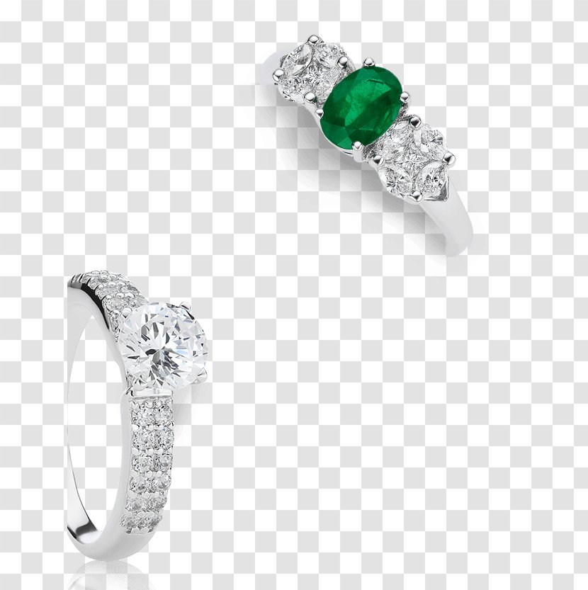 Emerald Engagement Ring Gemstone Sapphire - Wedding - Ruby Mining Transparent PNG