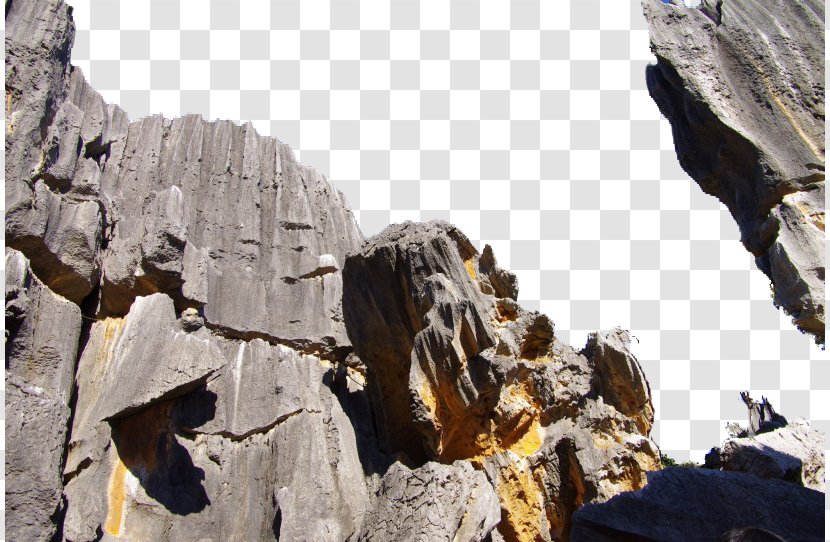 Geology - Yunnan Stone Forest Scenic Transparent PNG