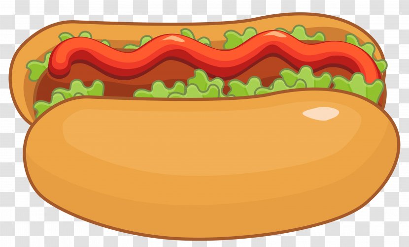 Hot Dog Hamburger Fast Food French Fries - Mustard - Chicago Cliparts Transparent PNG