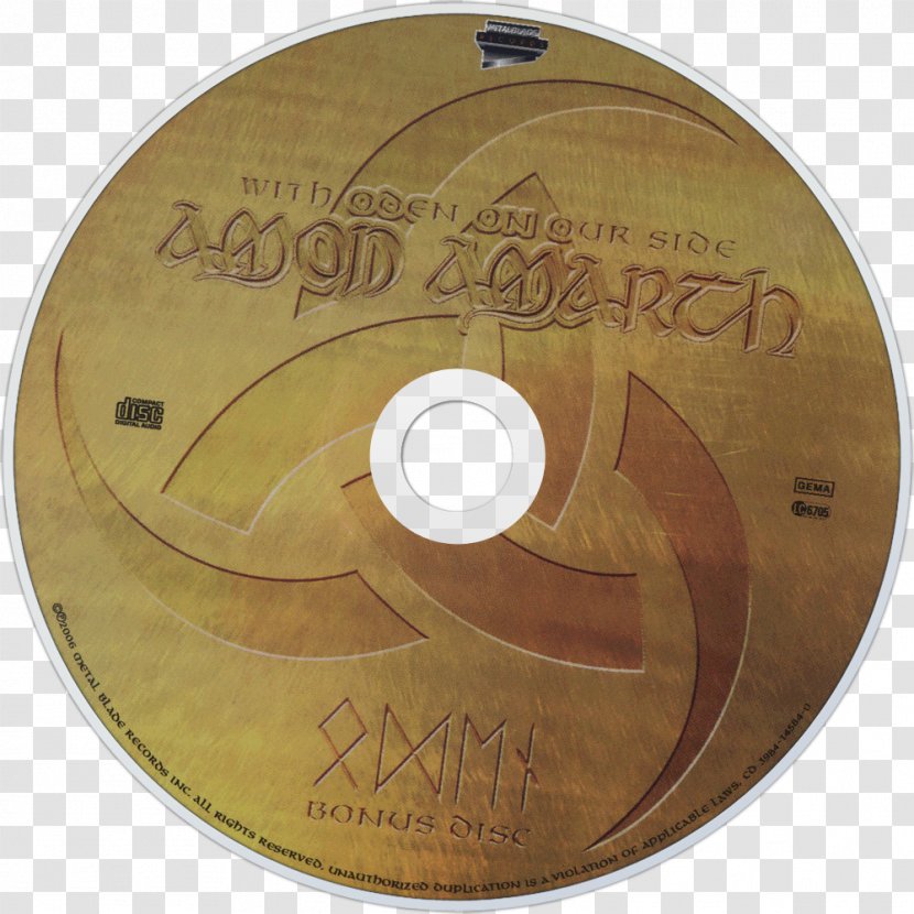 With Oden On Our Side Amon Amarth Compact Disc Metal Blade Records - Song Transparent PNG
