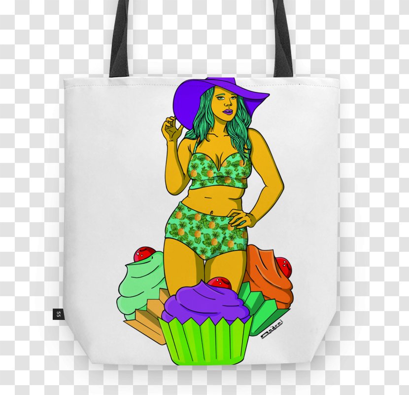 Tote Bag Character Fiction - Cactus Transparent PNG