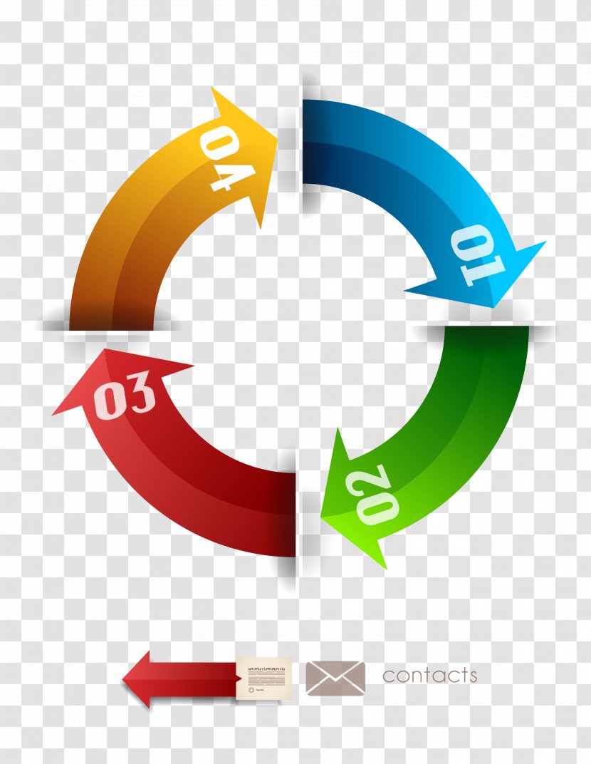 Infographic Chart Information - Table - Flat Loop Vector Arrow Transparent PNG