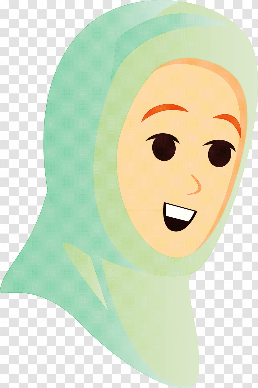 Forehead Character Green Headgear Transparent PNG
