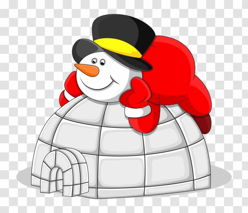 Igloo Drawing House Snowman Transparent PNG
