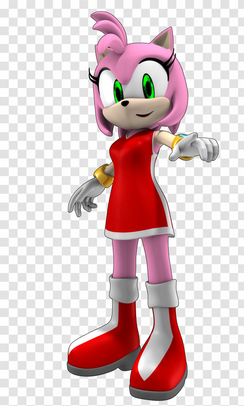 Amy Rose Ariciul Sonic The Hedgehog Sega Dress - Mascot Transparent PNG