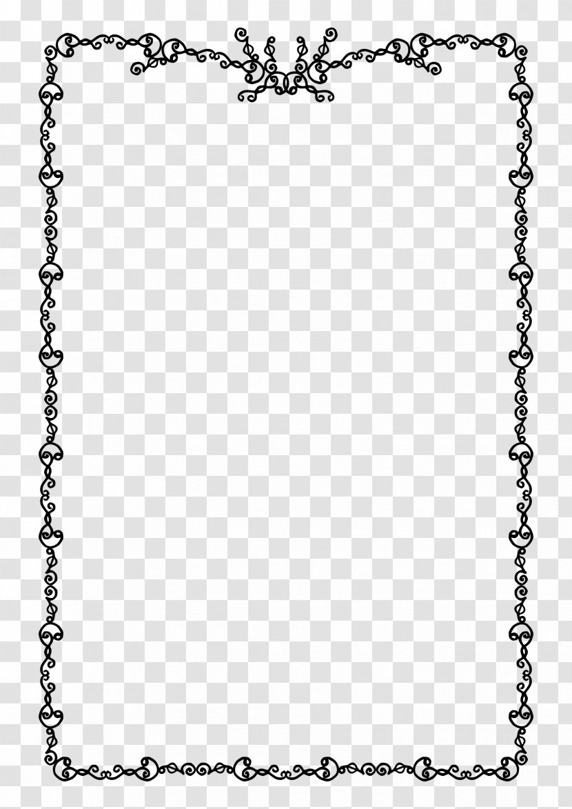 Picture Frames Clip Art - Frame - Black And White Transparent PNG