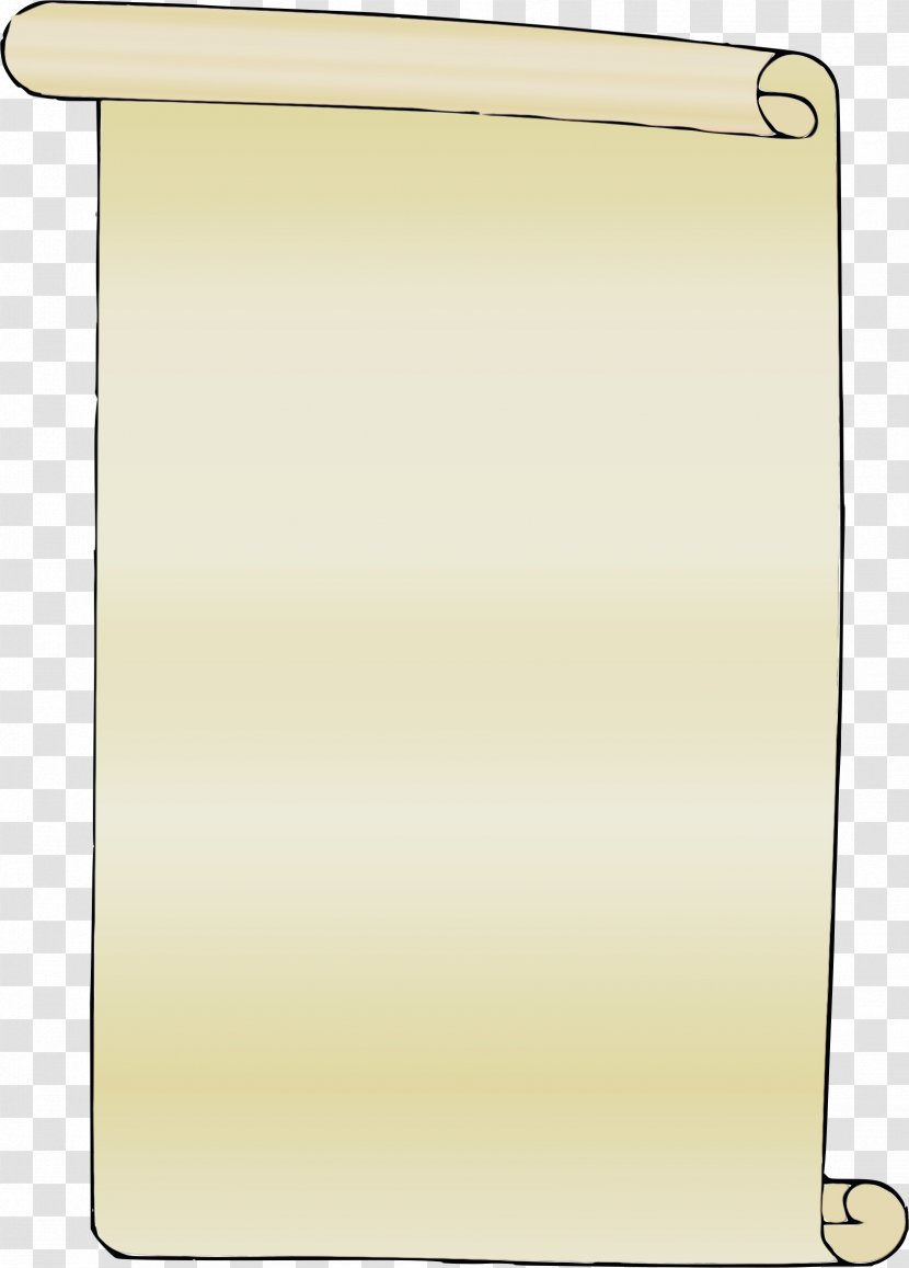 Scroll Background - Yellow Transparent PNG