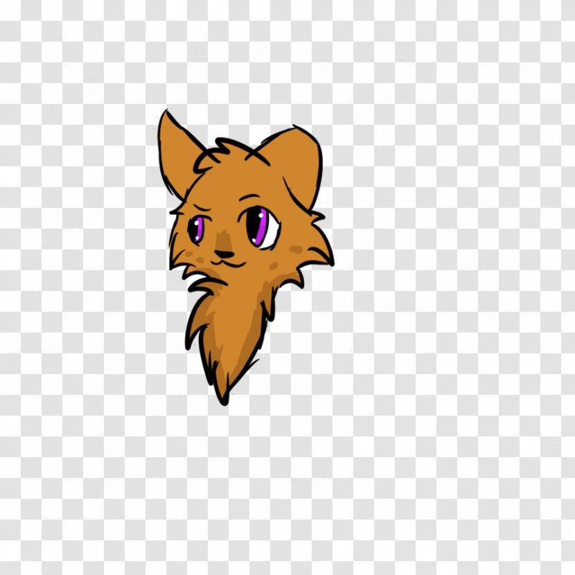 Whiskers Red Fox Cat Illustration Clip Art Transparent PNG