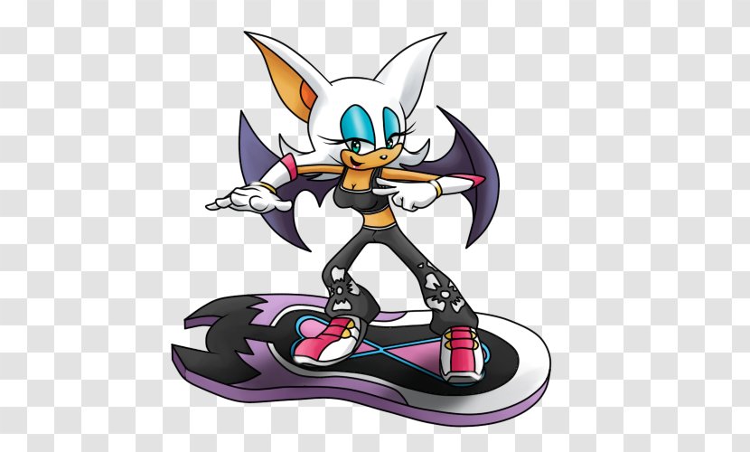 Sonic Riders: Zero Gravity Rouge The Bat Free Riders - Drawing - Fictional Character Transparent PNG