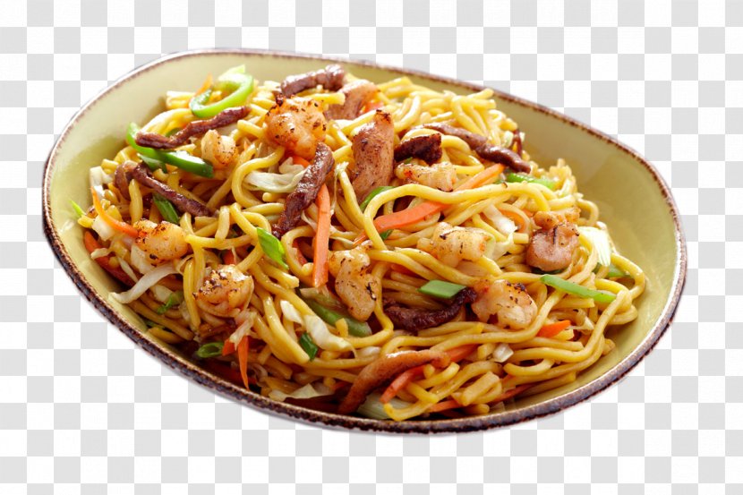 Chow Mein Chinese Noodles Lo Fried Hokkien Mee - Singaporestyle - Catering Food Srvice Transparent PNG