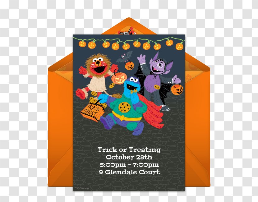 Wedding Invitation Halloween Ernie Party Abby Cadabby - Costume - Birthday Transparent PNG