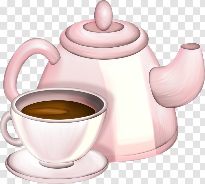 Teapot Coffee Cup Saucer - Cups Transparent PNG