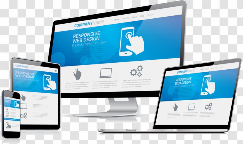 Responsive Web Design Development Digital Marketing Business - Communication Transparent PNG