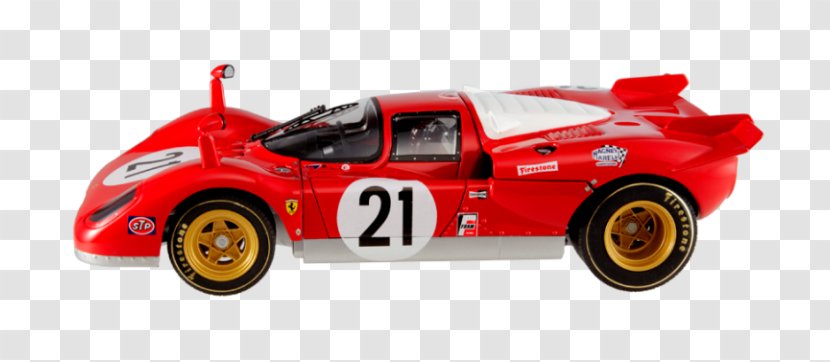 Model Car Sports Prototype Ferrari - Race - Daytona Transparent PNG