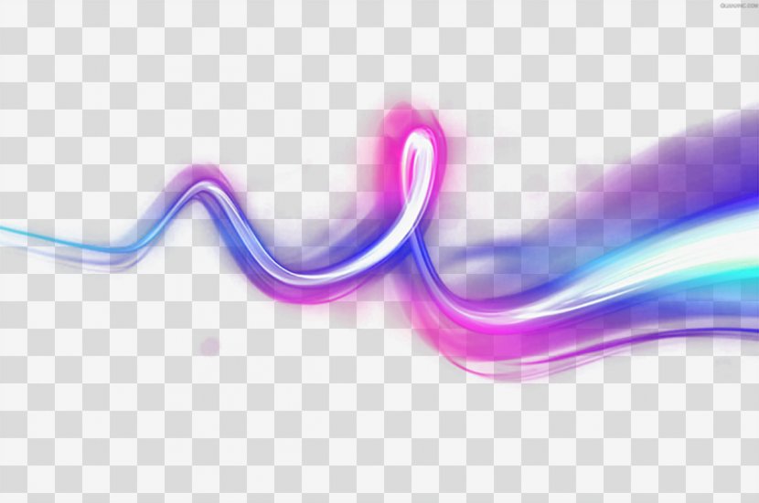 Violet Light Line - Magenta - Emitting Flow Lines Transparent PNG
