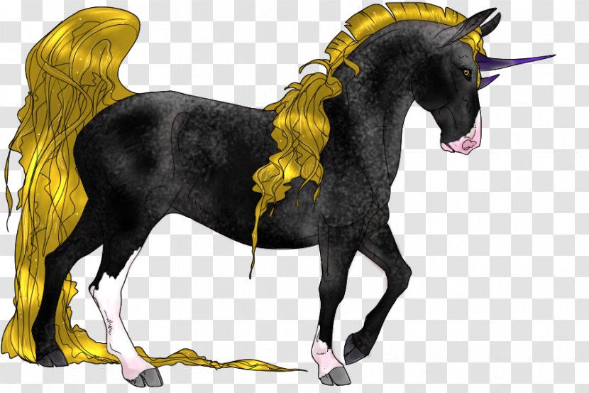 Mane Mustang Stallion Unicorn Goat - Mythical Creature Transparent PNG