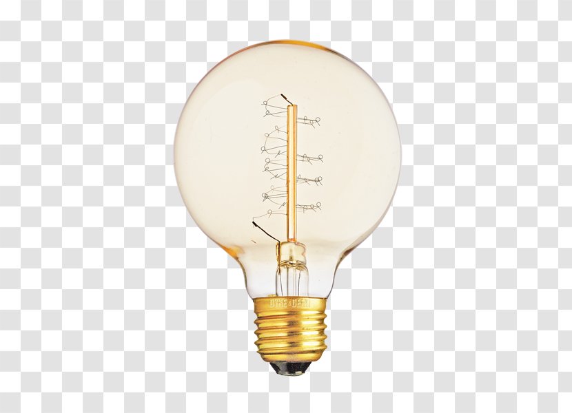 Incandescent Light Bulb Lamp Edison Screw Incandescence - Hanging Lamps Transparent PNG
