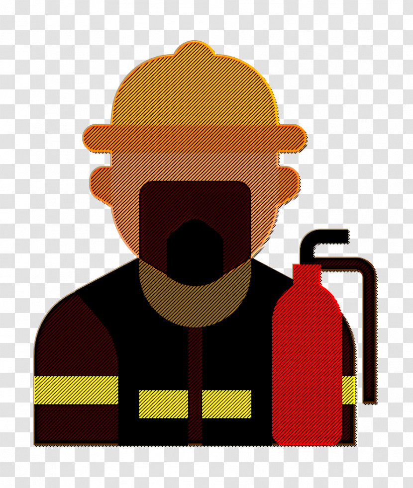 Fireman Icon Jobs And Occupations Icon Transparent PNG