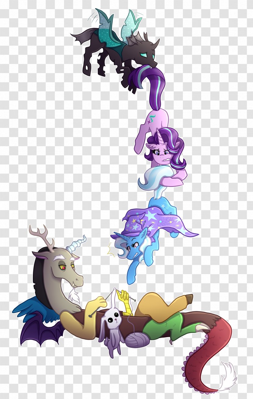 Pony Fan Art DeviantArt Dungeons And Discords To Where Back Again Pt. 2 - Floating Yarn Transparent PNG