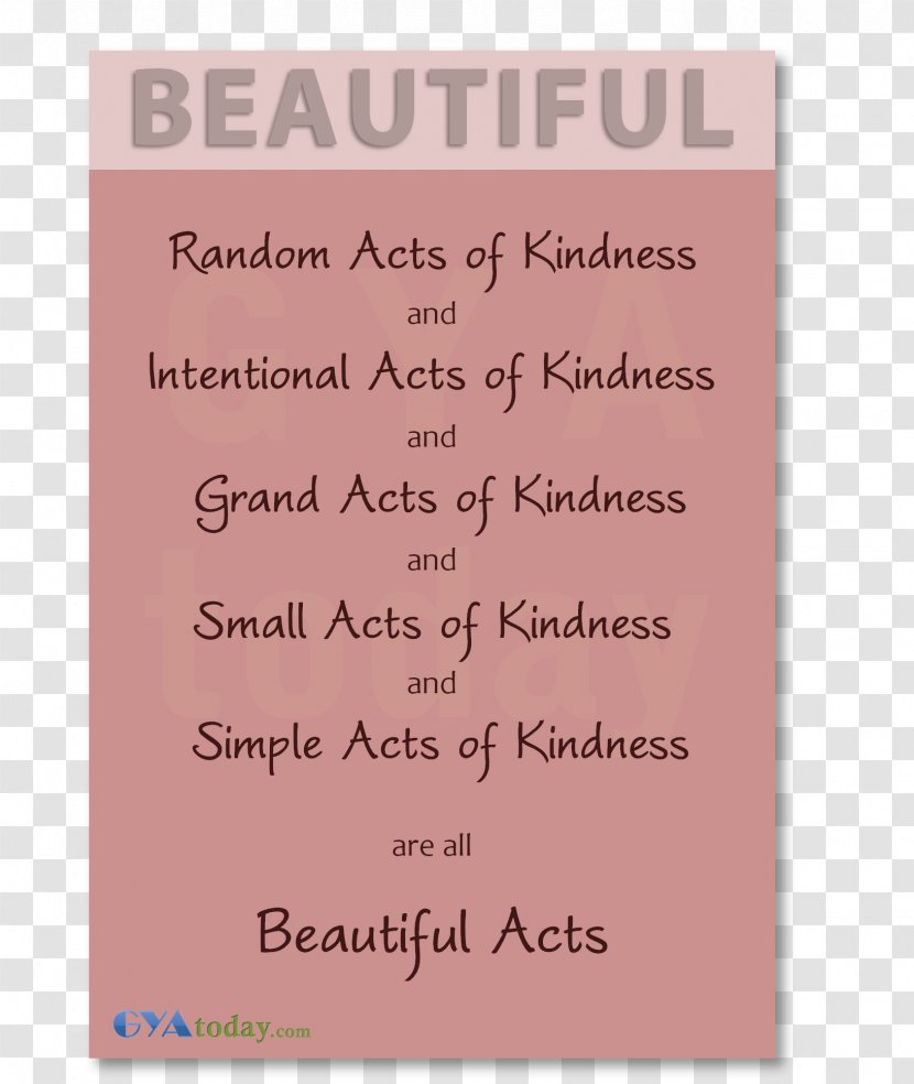 Pink M RTV Font - Text - Random Act Of Kindness Day Transparent PNG