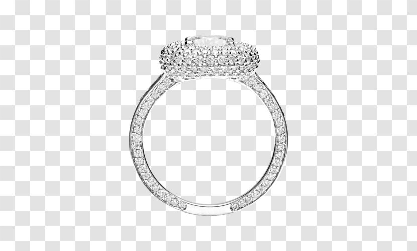 Diamond Engagement Ring Wedding Princess Cut - Silver - Round Light Emitting Transparent PNG