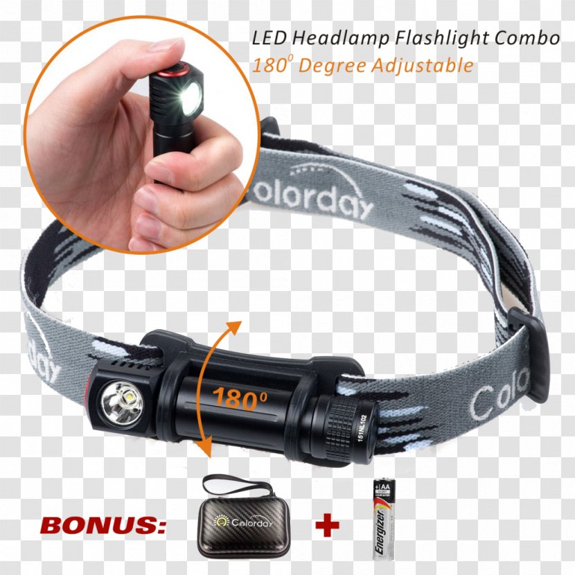 Headlamp Ultralight Backpacking Flashlight Lumen - Hiking - Light Transparent PNG