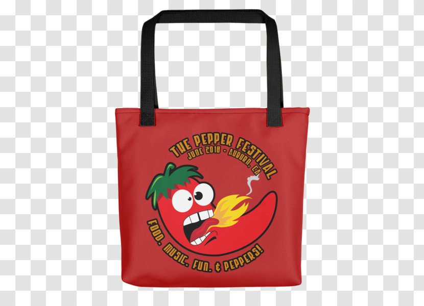 Tote Bag T-shirt Shopping The Pepper Festival - Messenger Bags Transparent PNG
