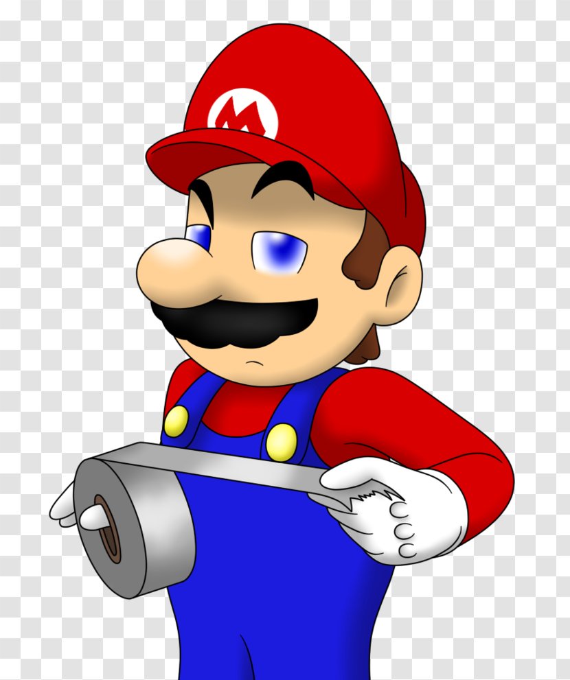 Mario Bros. Nintendo Art Duct Tape - Hand Transparent PNG
