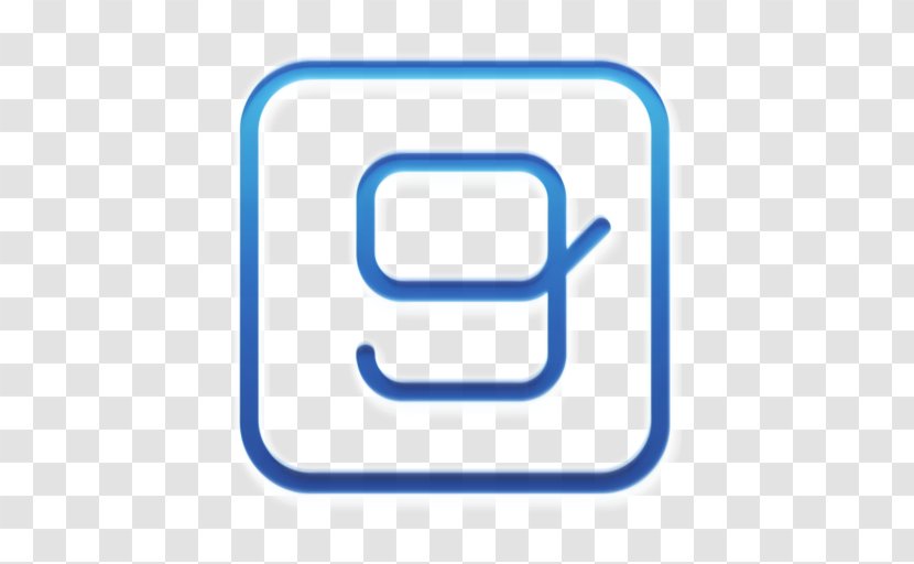 Goodreads Icon Media Network - Social - Rectangle Electric Blue Transparent PNG