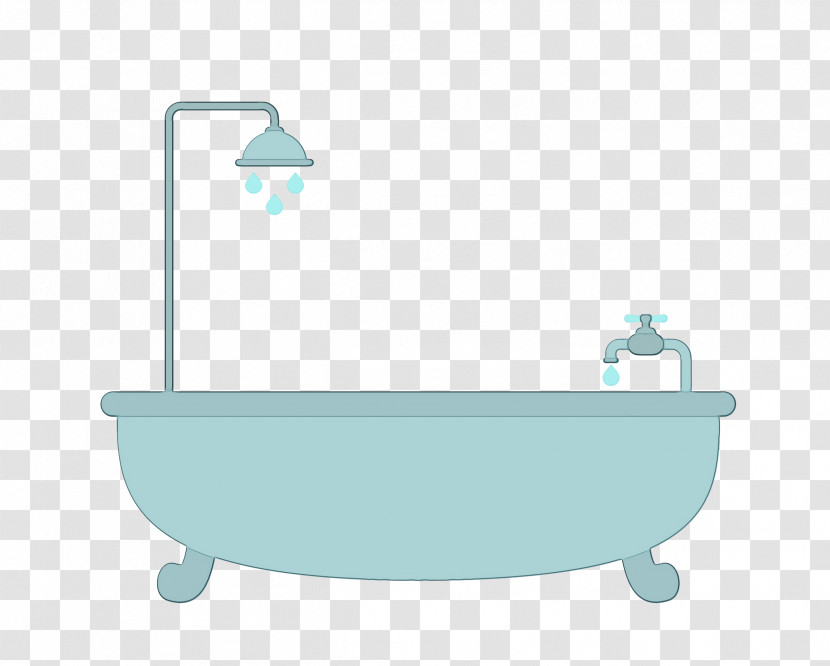 Bathroom Bathtub Sink Meter Turquoise Transparent PNG